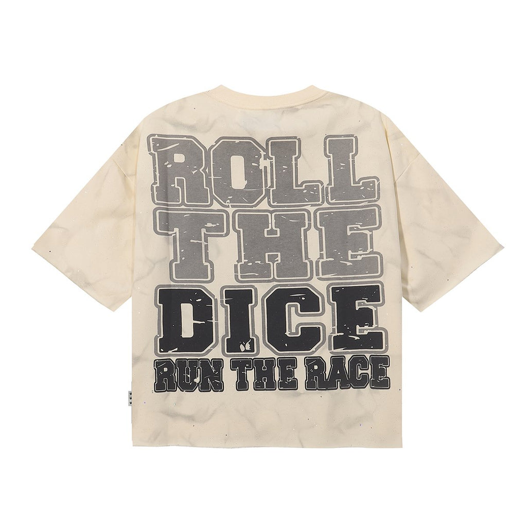 BKYS Revival Roll The Dice Car Graphic Cropped T-Shirt — back