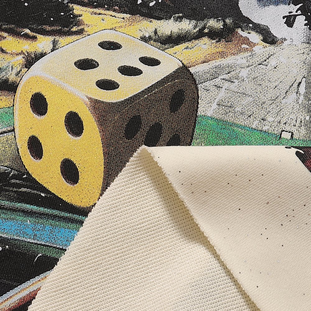 BKYS Revival Roll The Dice Car Graphic Cropped T-Shirt — detail