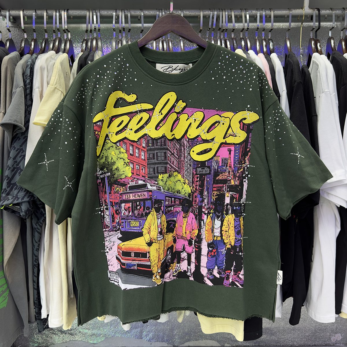 BKYS Revival Feelings Cropped Graphic T-Shirt — context