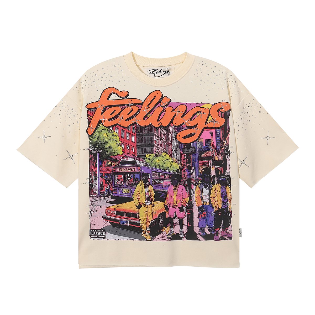 BKYS Revival Feelings Cropped Graphic T-Shirt — hero