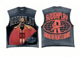 Rough Play Cartoon Graphic Sleeveless T-Shirt — hero