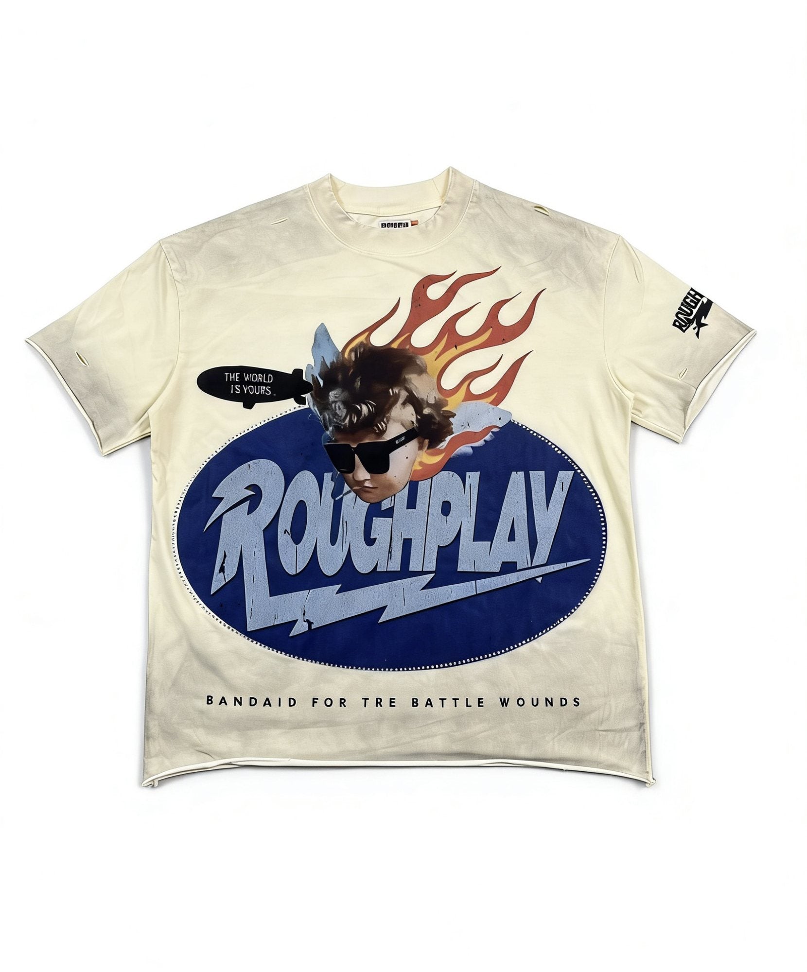 Rough Play Washed Front & Back Graphic T-Shirt — hero