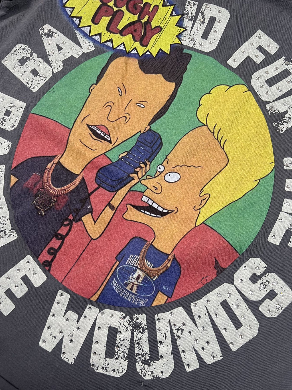 Rough Play Champion Graphic T-Shirt — fabric_closeup