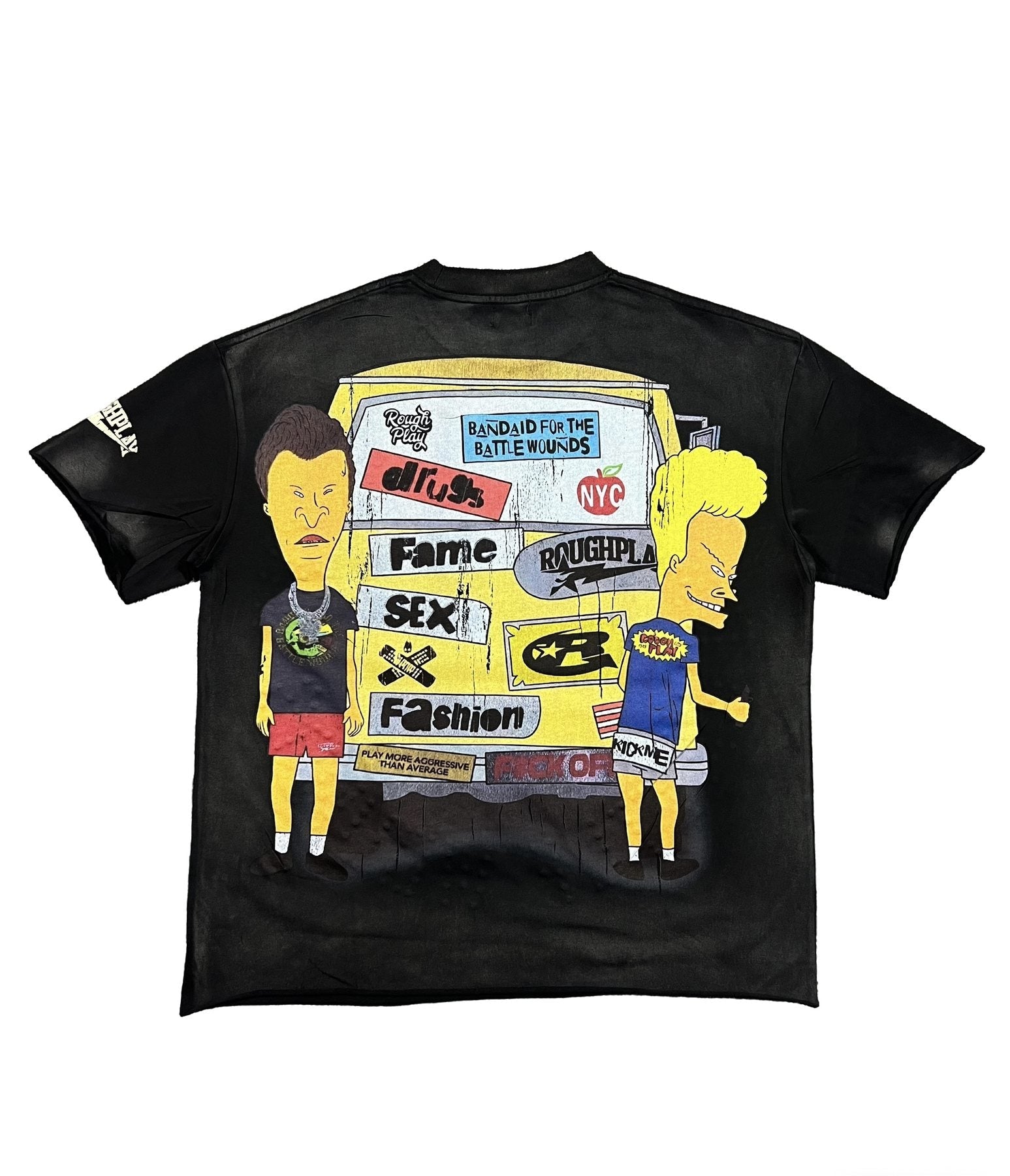 Rough Play Champion Graphic T-Shirt — back