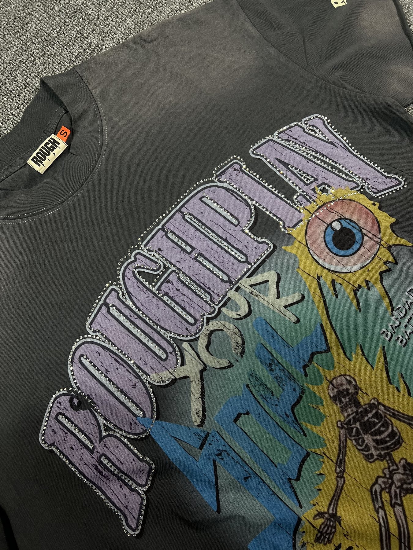 Rough Play Champion Graphic T-Shirt — detail