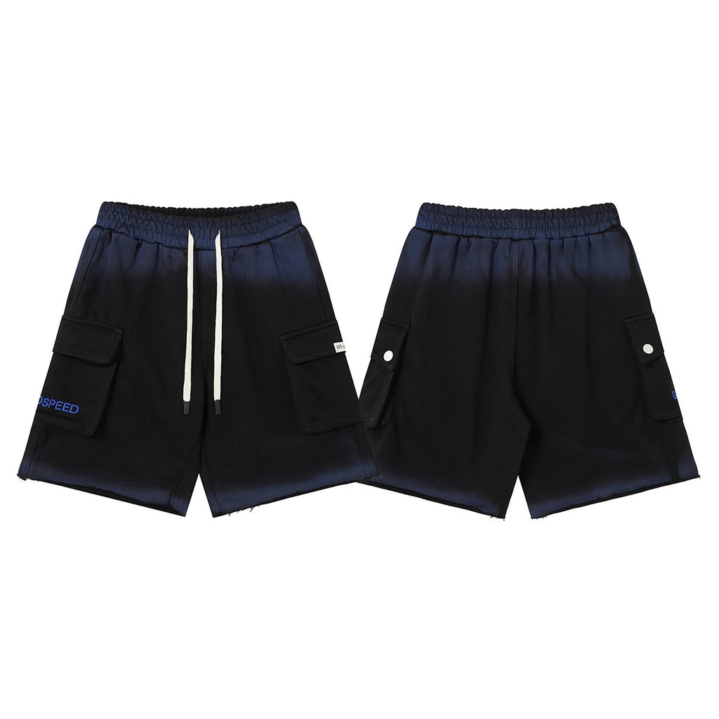 Godspeed Embroidered Cargo Sweat Shorts — hero