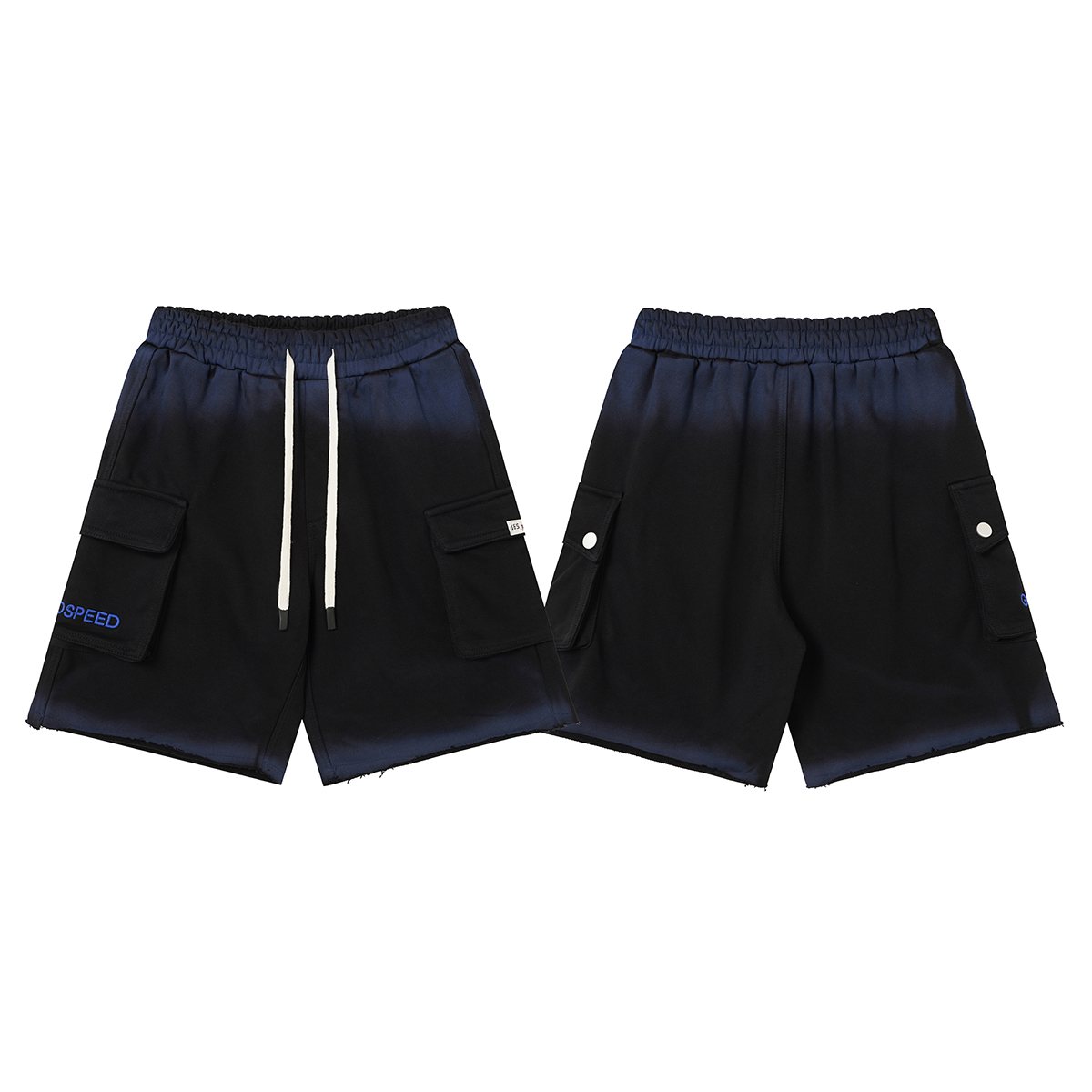 Godspeed Embroidered Cargo Sweat Shorts — hero