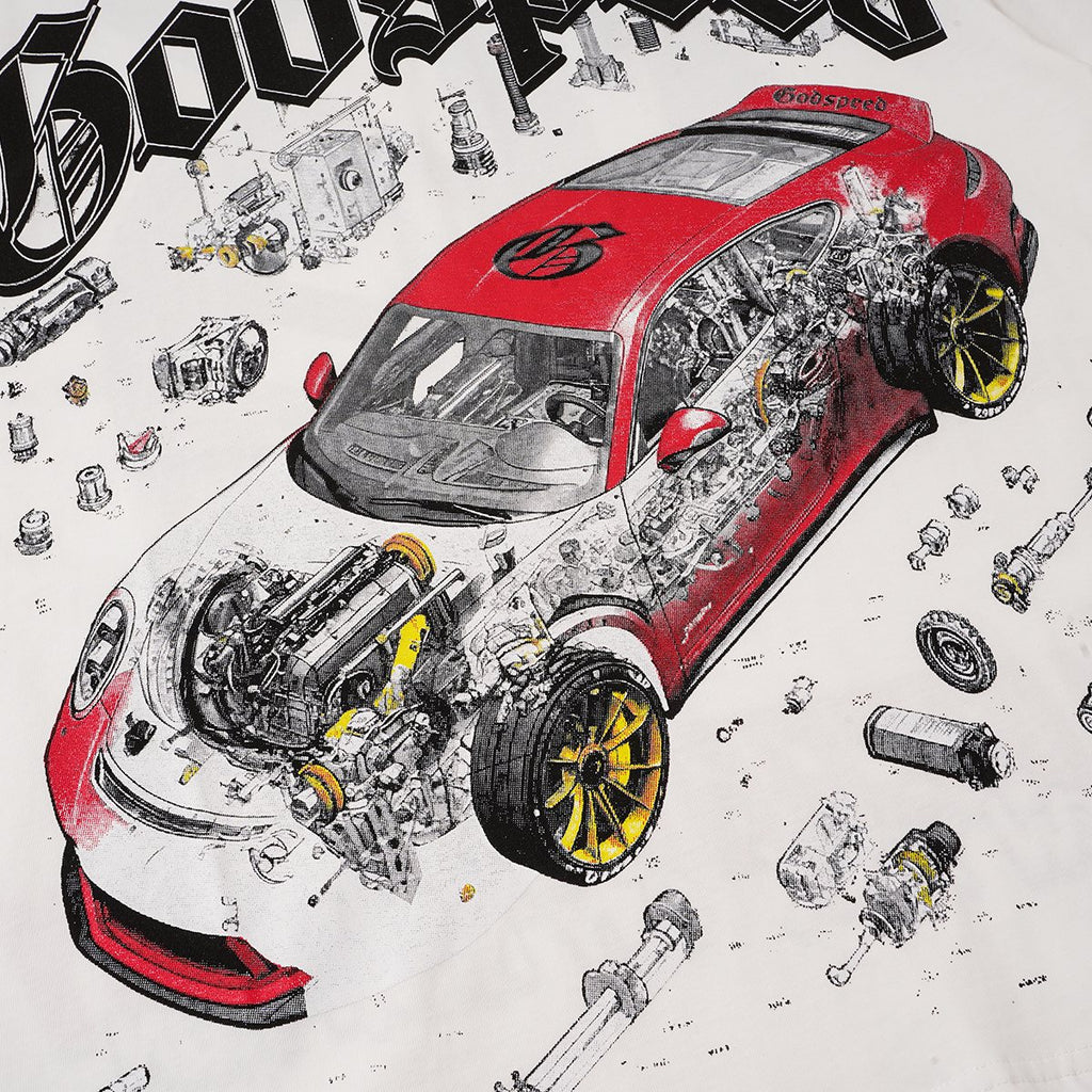 Godspeed Superspeedway Night Run Graphic T-Shirt — detail