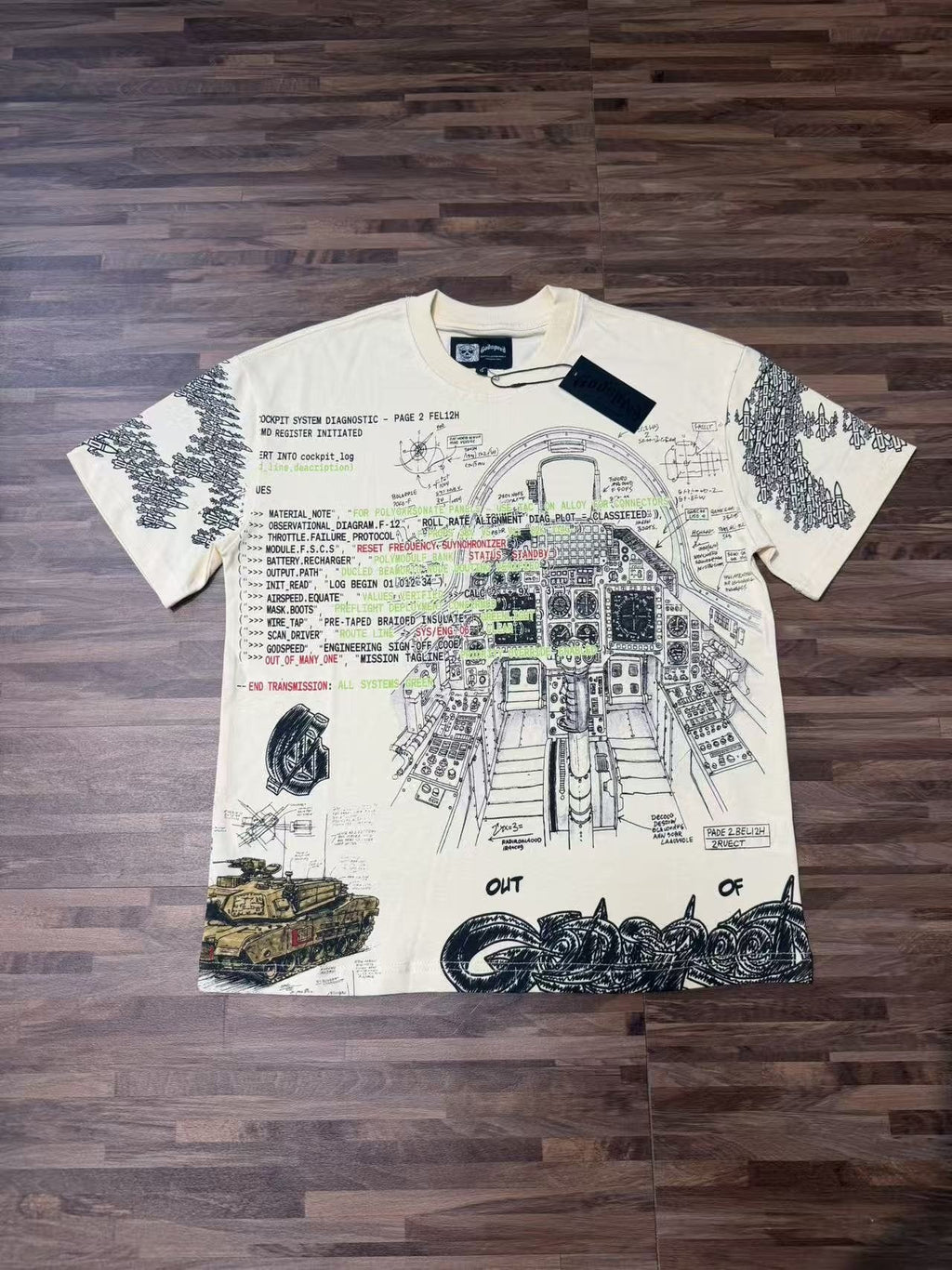 Godspeed Technical Mecha Graphic T-Shirt — front