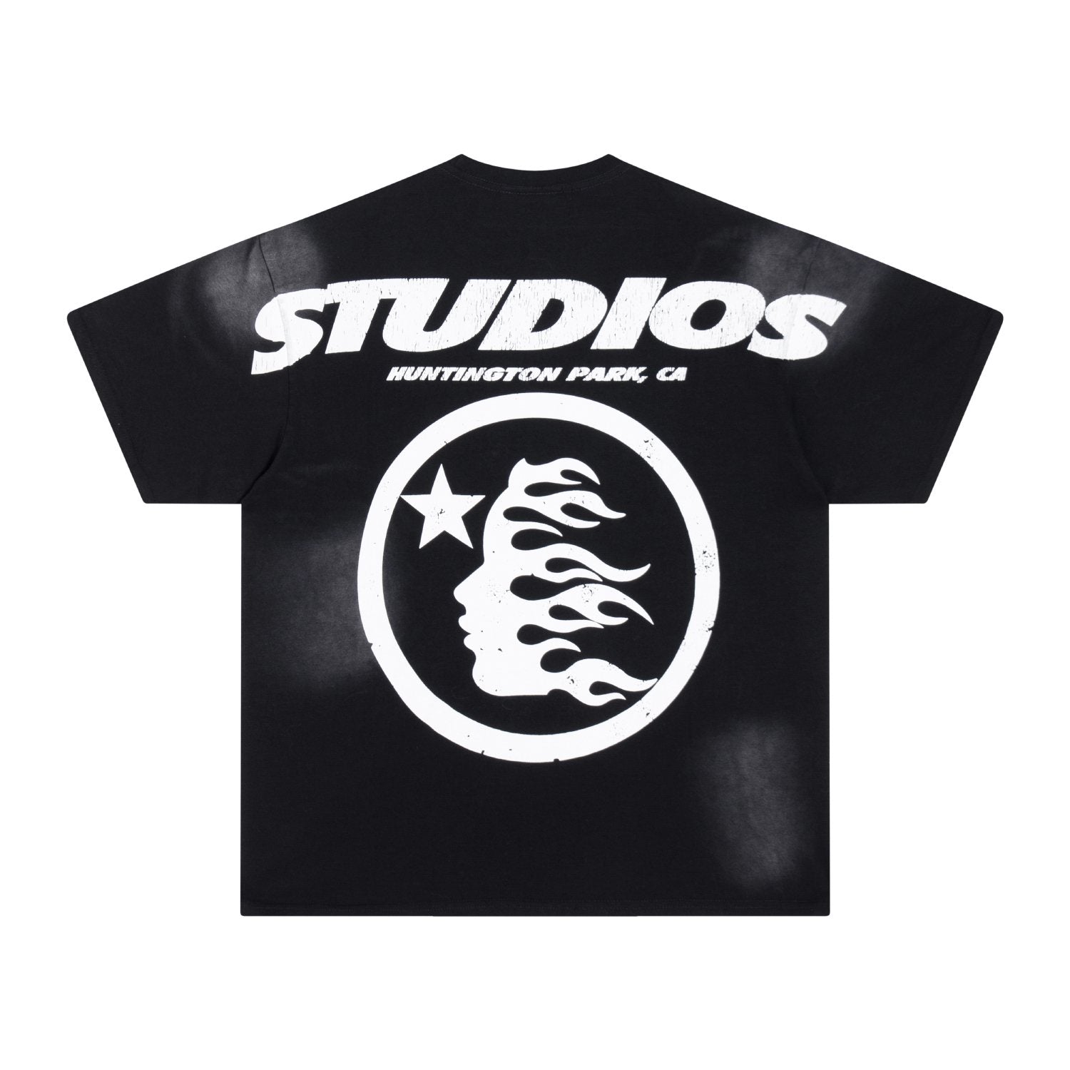 Hellstar Flaming Head Graphic T-Shirt — back