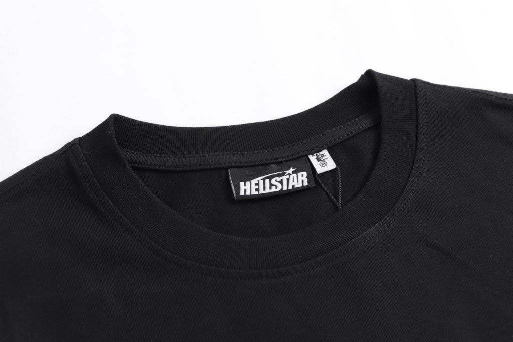 Hellstar Flaming Head Graphic T-Shirt — neck_label