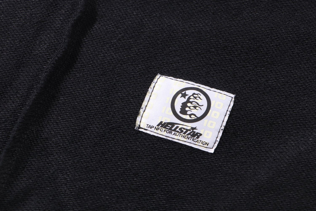 Hellstar Washed Full-Zip Graphic Hoodie — neck_label