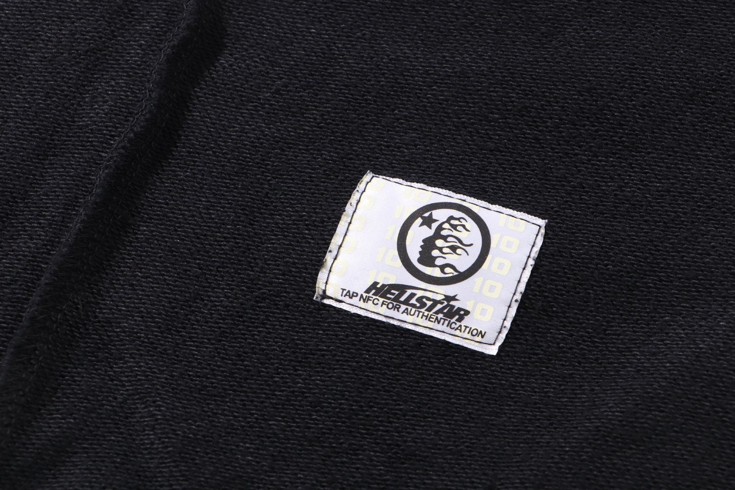 Hellstar Washed Full-Zip Graphic Hoodie — neck_label