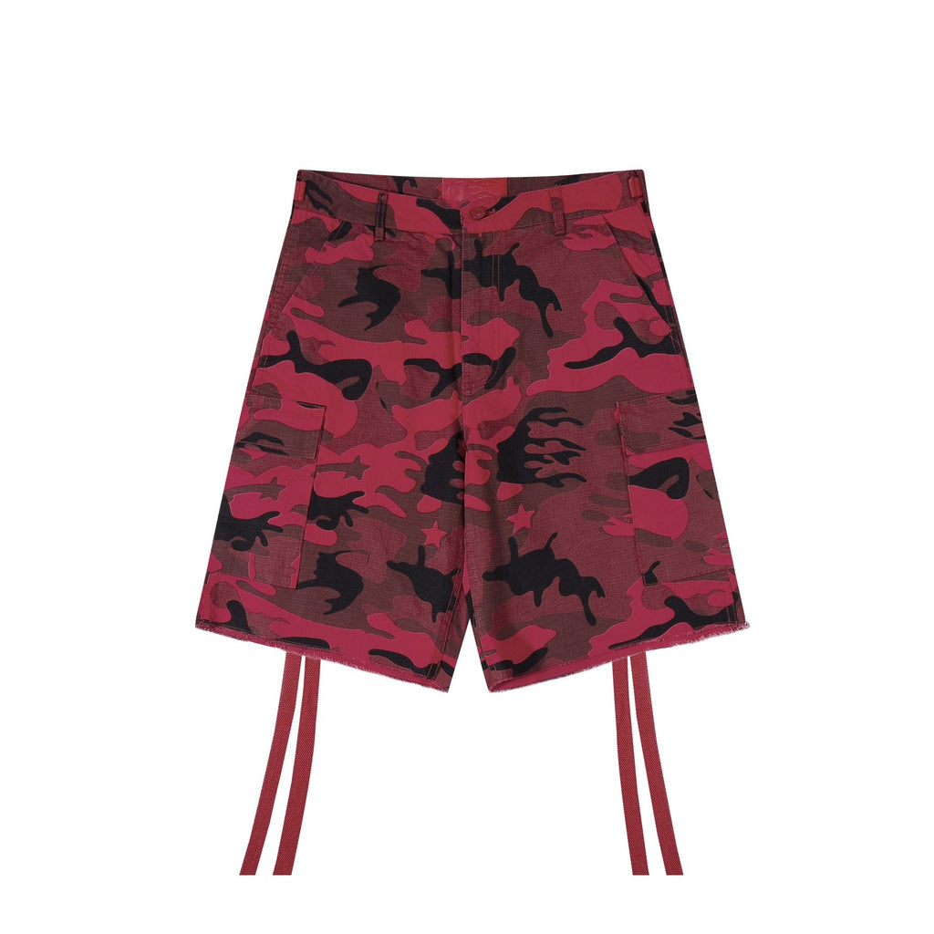 Hellstar Camo Cargo Shorts — front