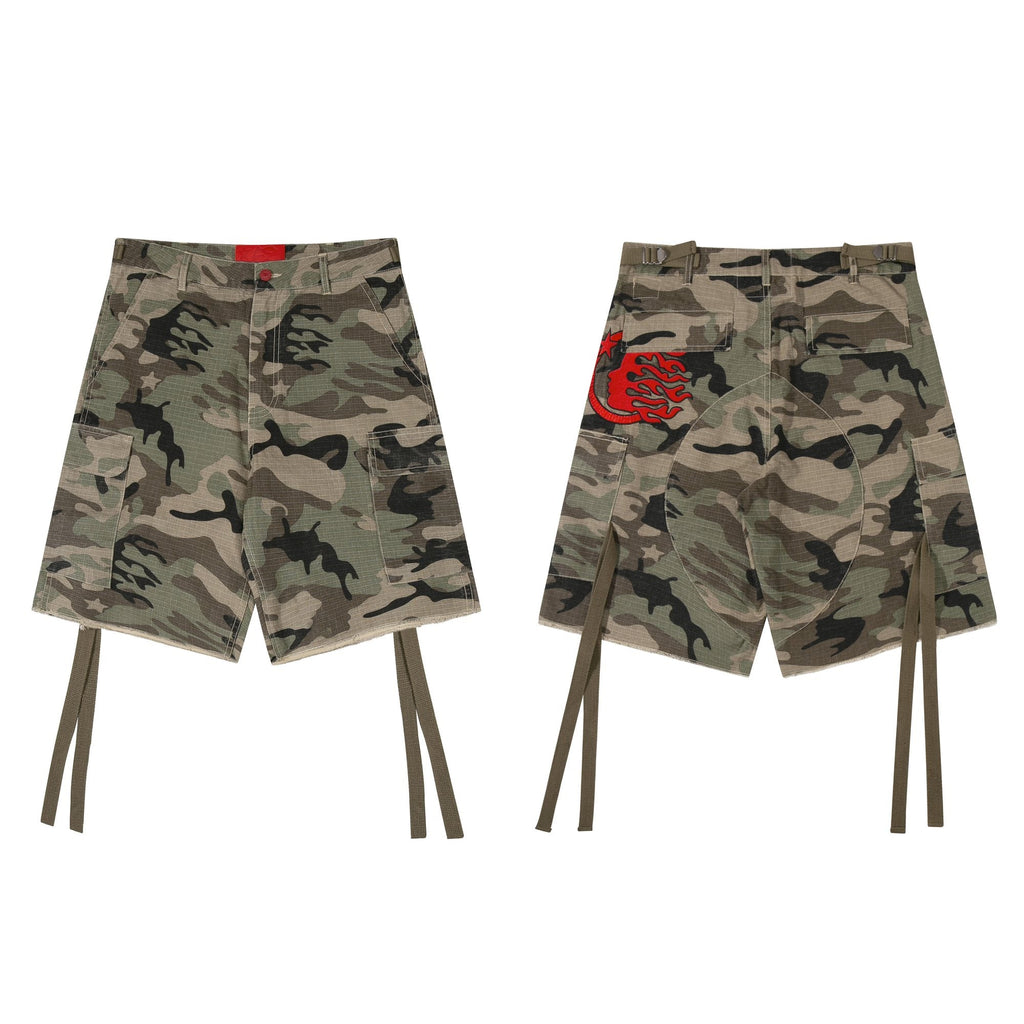 Hellstar Camo Cargo Shorts — hero