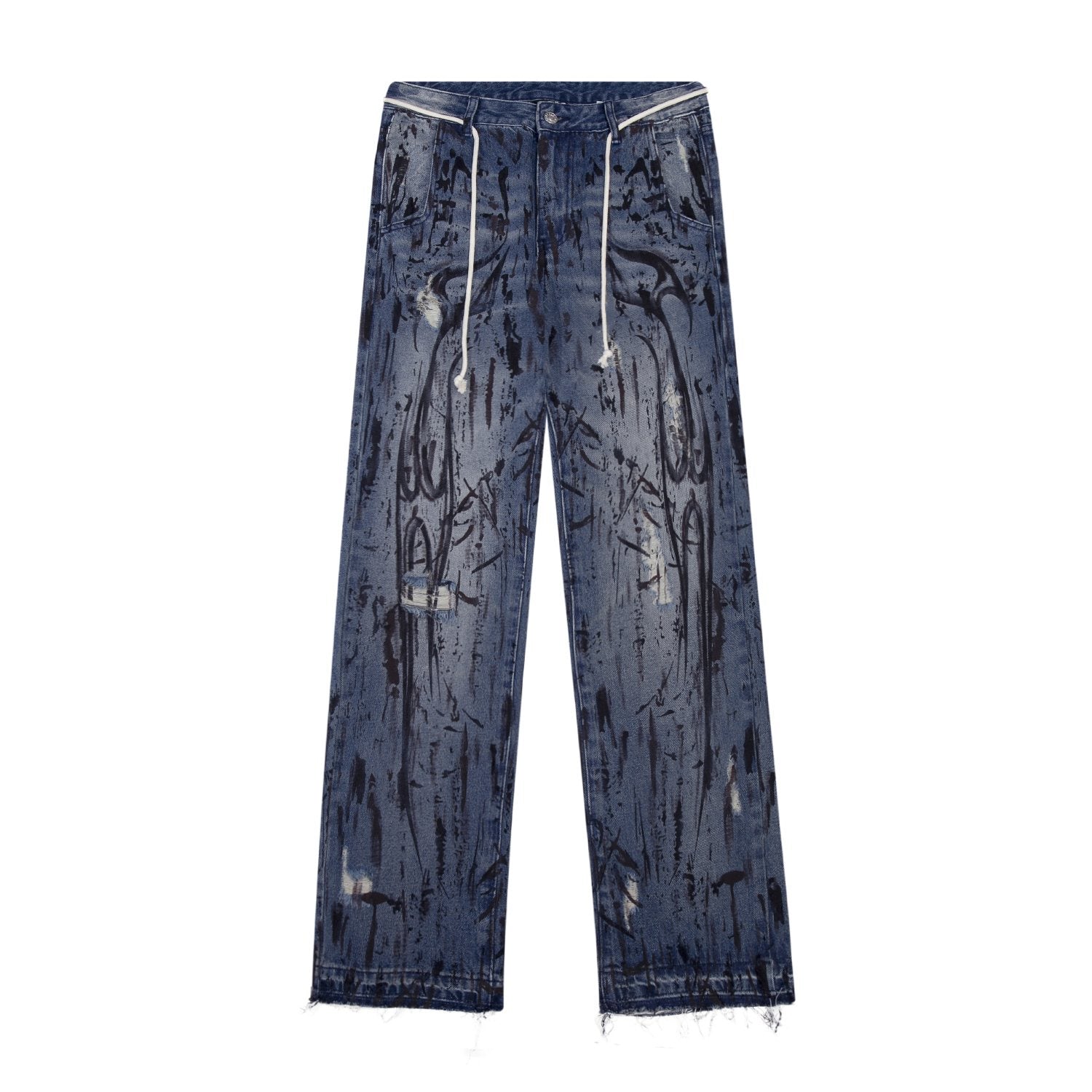 Hellstar Splatter Graphic Wash Jeans — hero