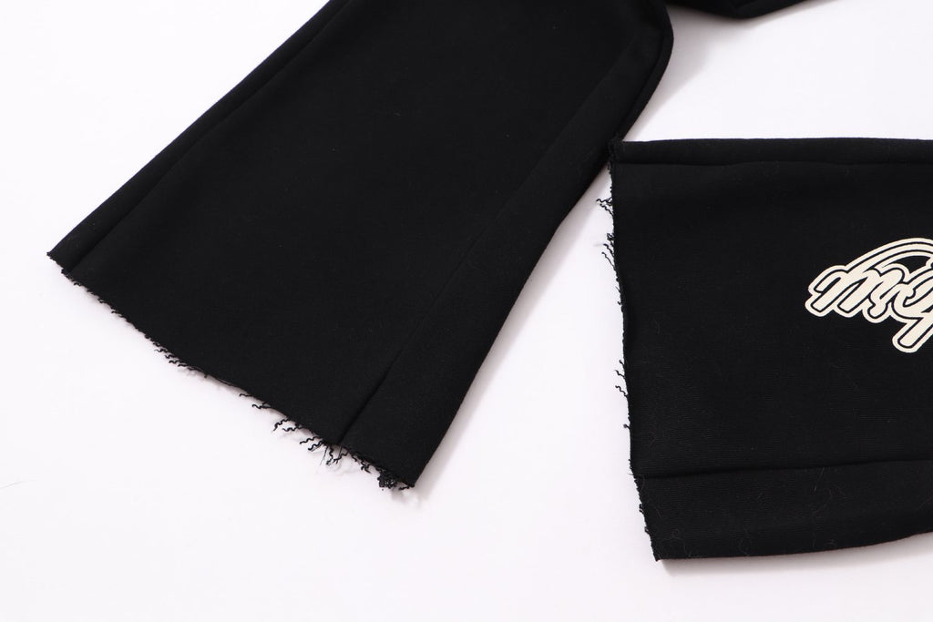 Hellstar Star Graphic Flared Pants — detail