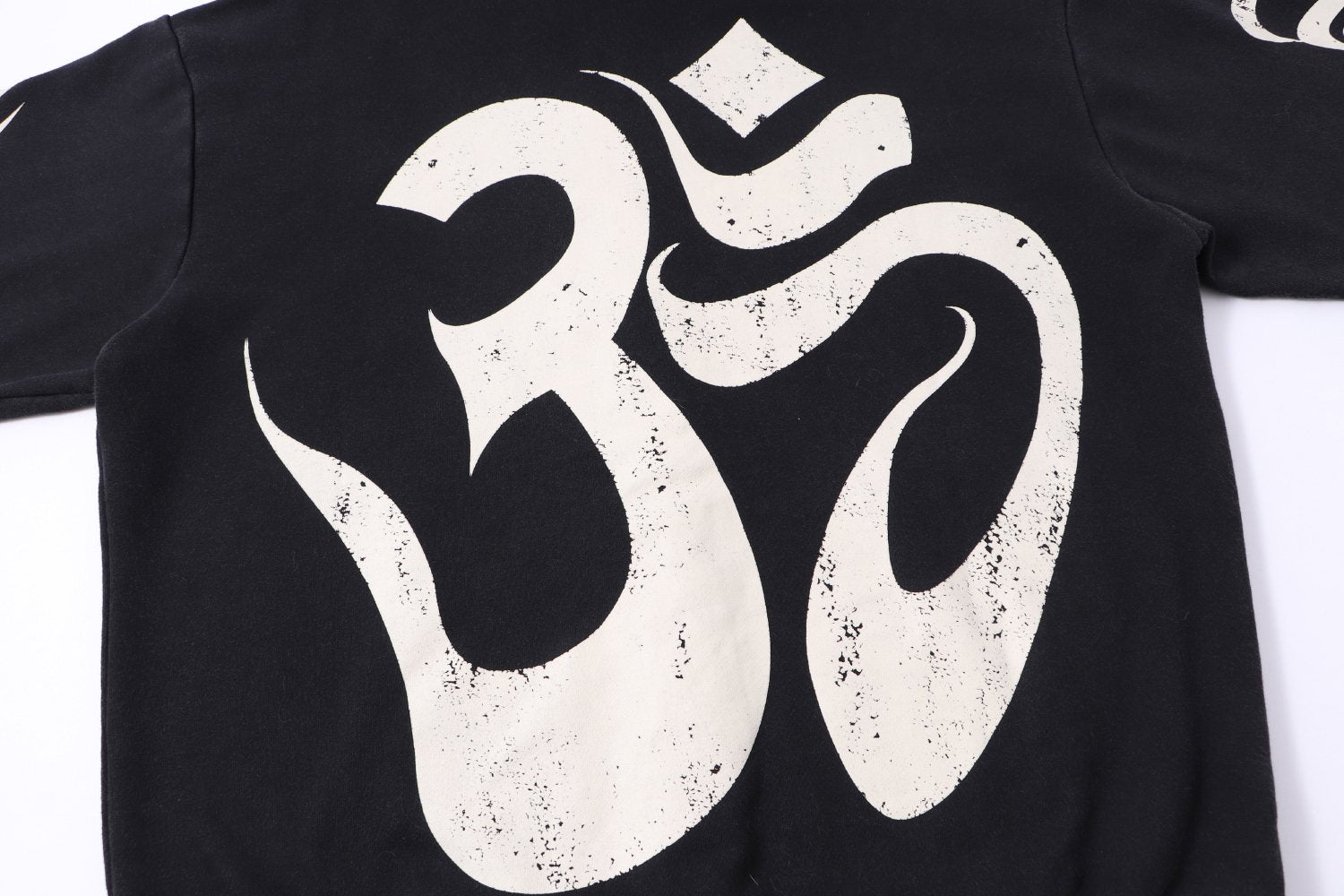 Hellstar Om Graphic Zip-Up Hoodie — detail