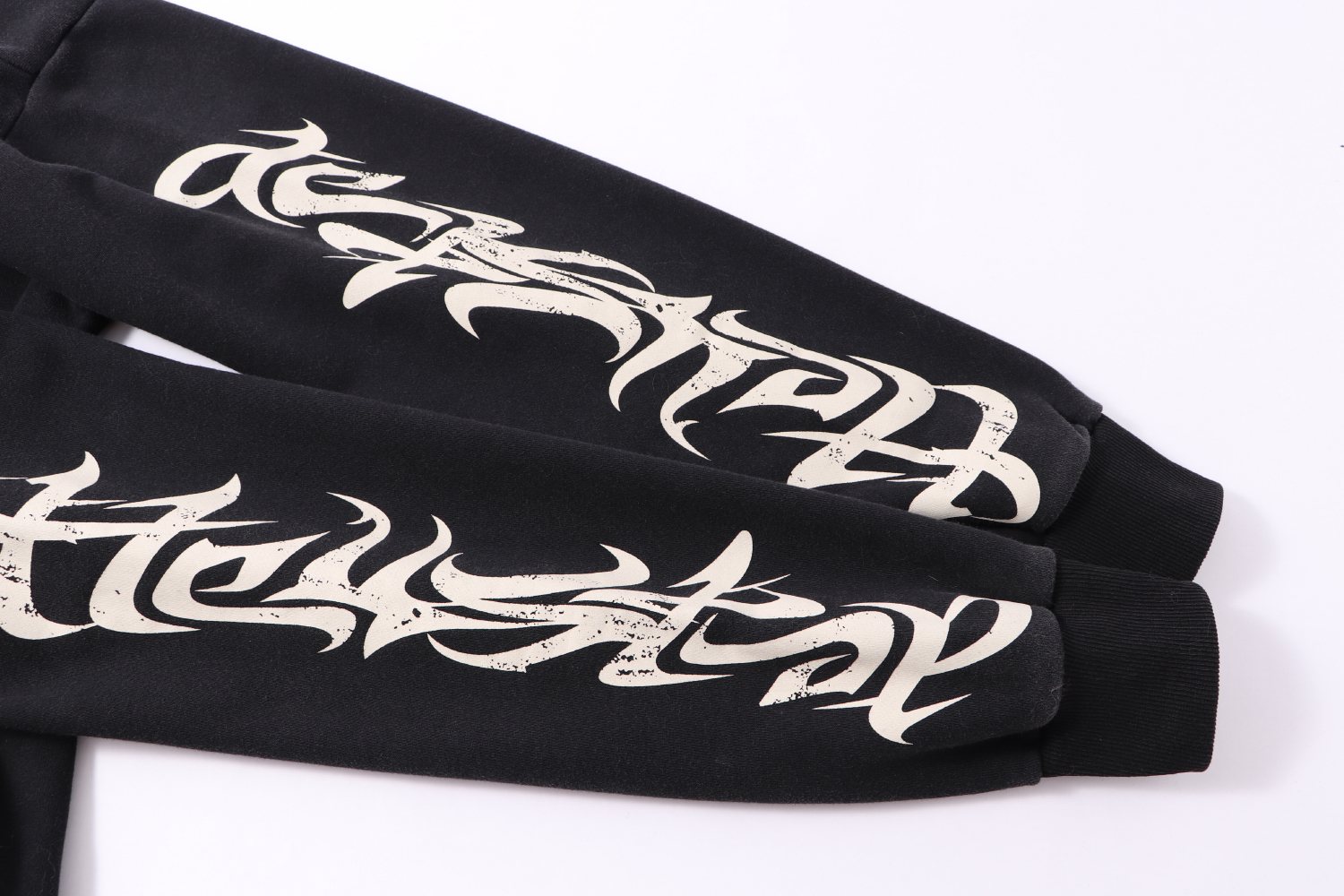 Hellstar Om Graphic Zip-Up Hoodie — detail