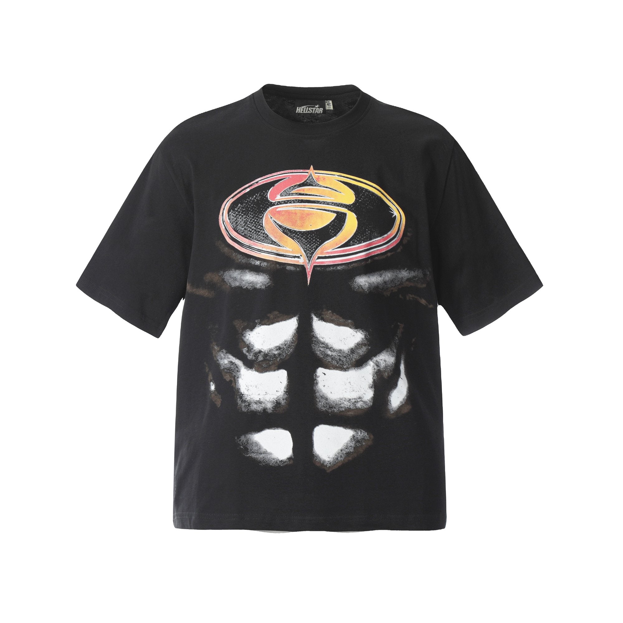 Hellstar Black Graphic Short-Sleeve T-Shirt — hero