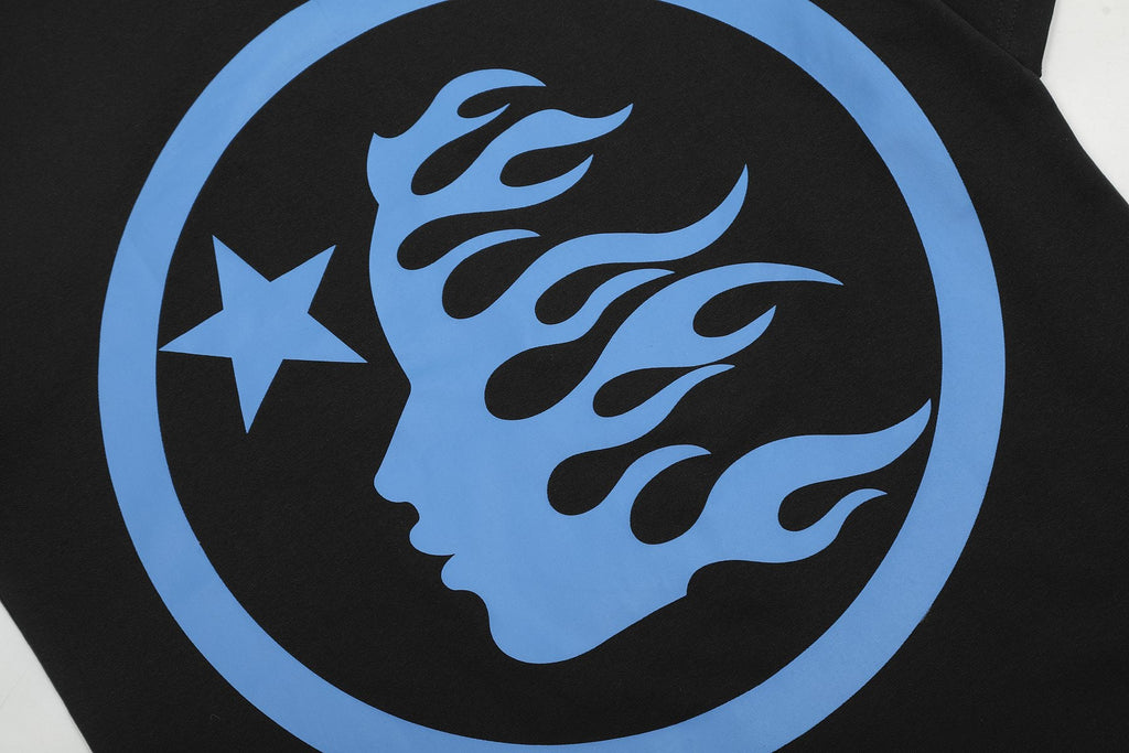 Hellstar Face Star Circle Graphic T-Shirt — detail