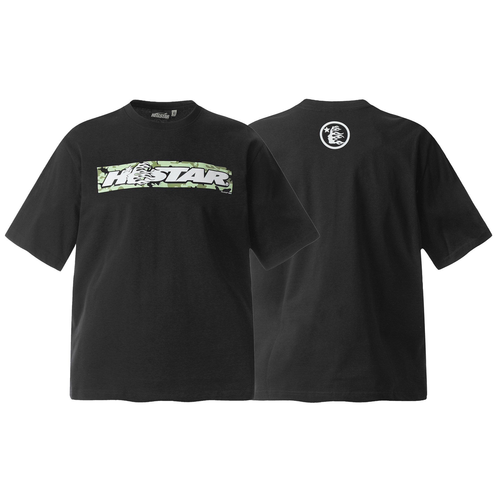Hellstar Black Front & Back Graphic T-Shirt — hero