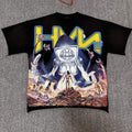 HARMONY Washed Black Rhinestone Graphic T-Shirt — hero