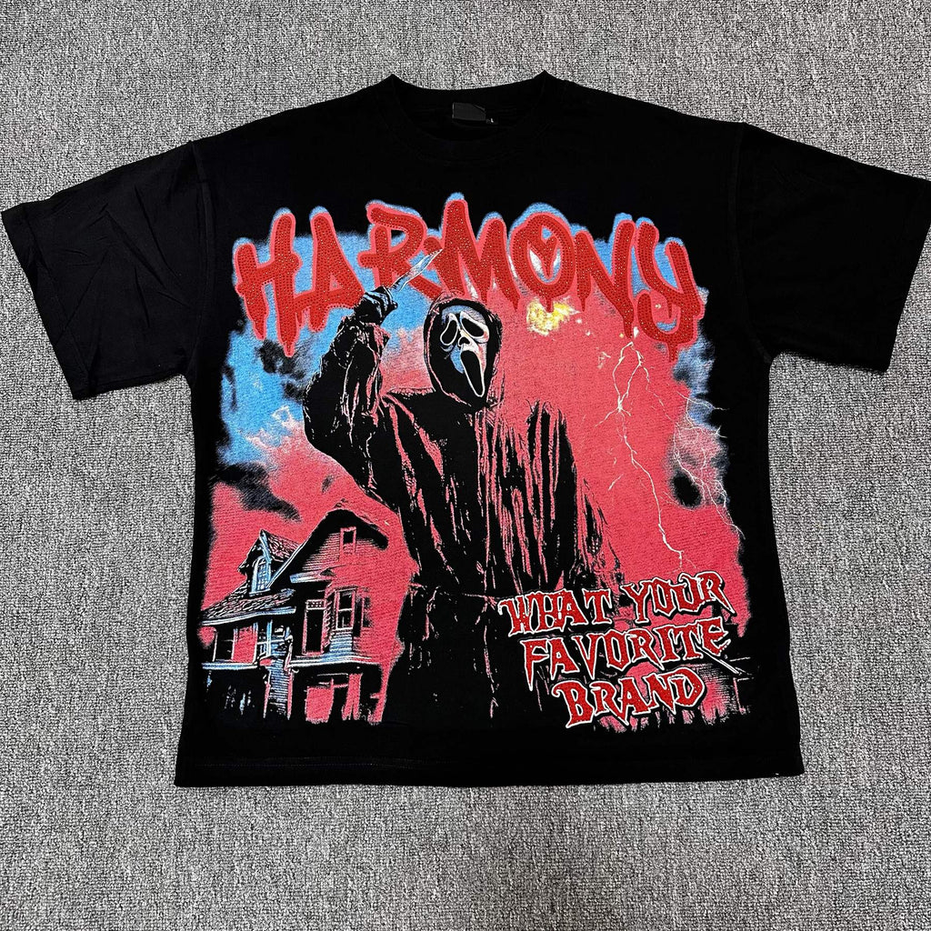HARMONY Horror Graphic Short-Sleeve T-Shirt — hero