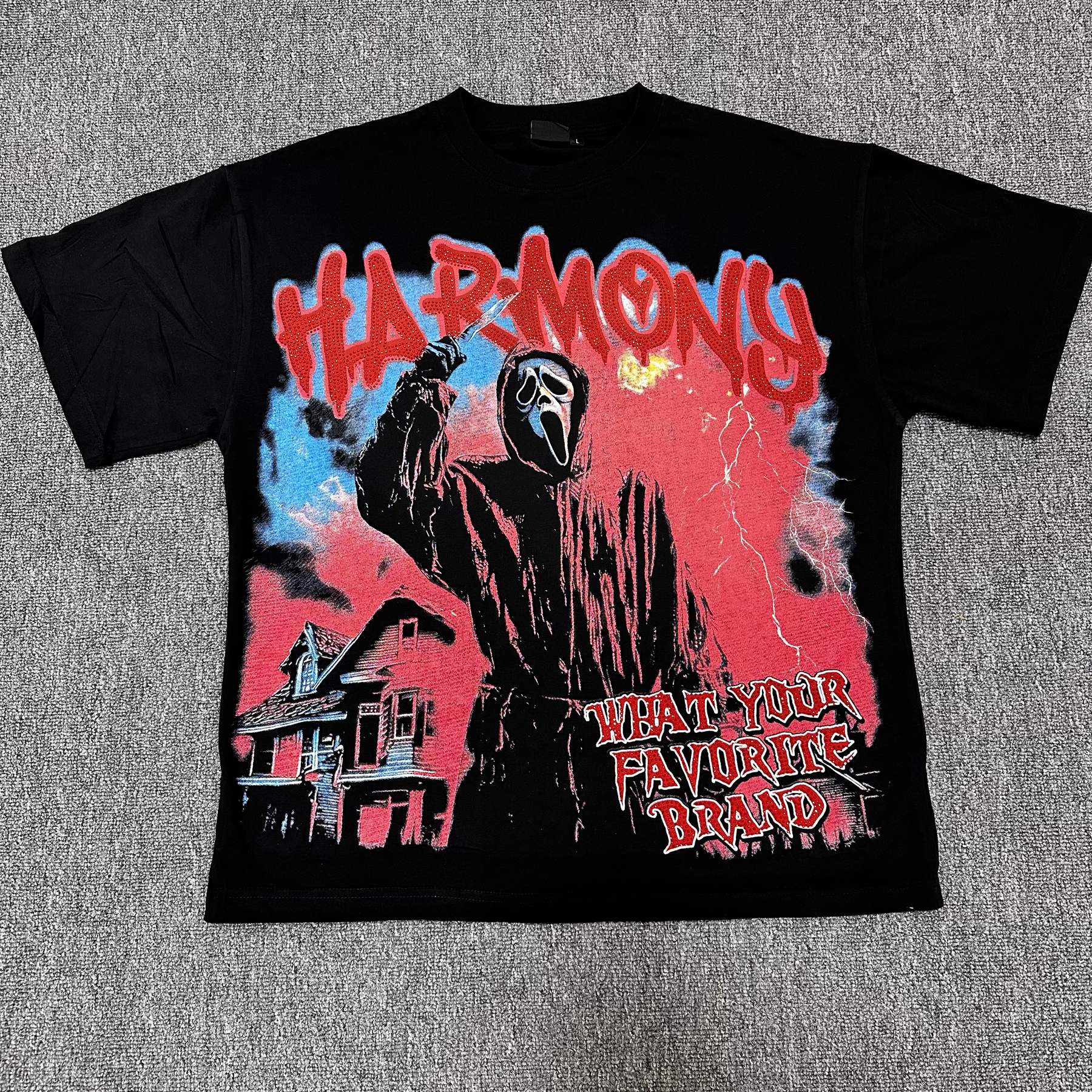 HARMONY Horror Graphic Short-Sleeve T-Shirt — hero