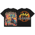 HARMONY Black Front & Back Graphic T-Shirt — hero