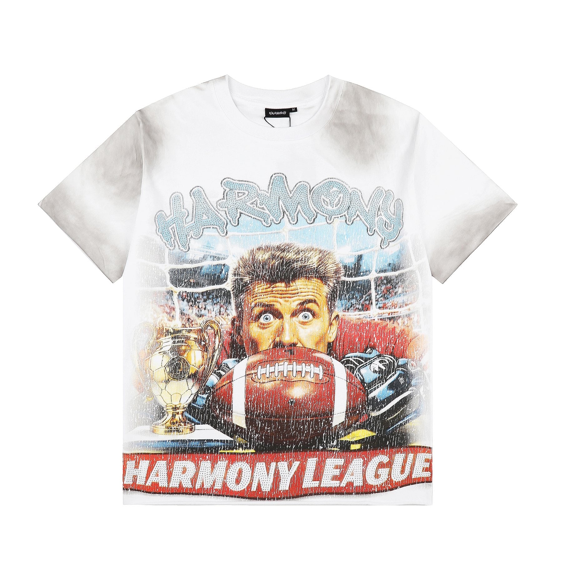 HARMONY Football Graphic T-Shirt — front