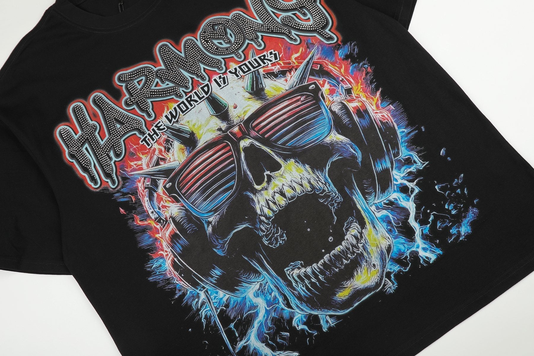 HARMONY Skull Graphic Short-Sleeve T-Shirt — detail
