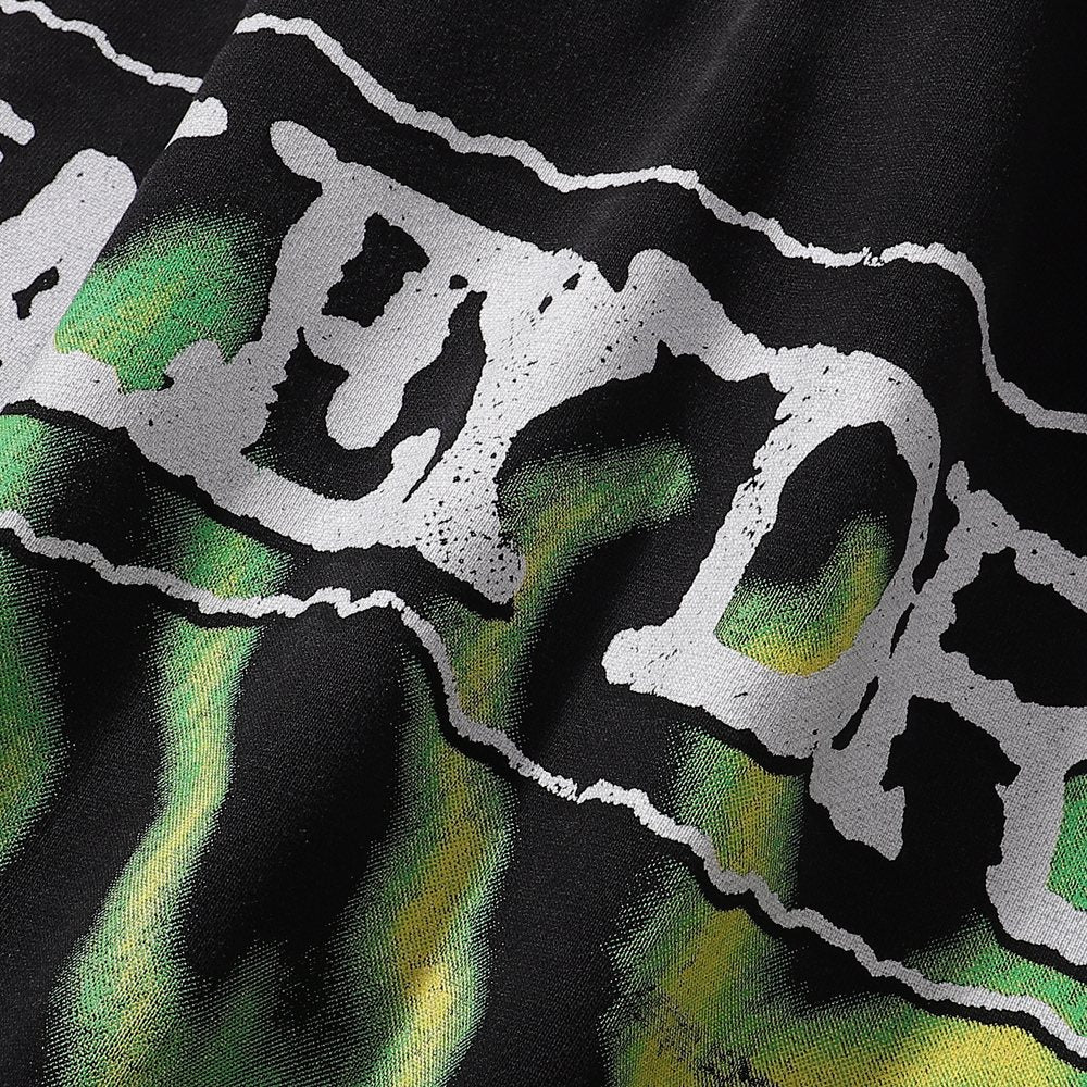 VALE USA Gravedigger Skull Graphic Zip Hoodie — detail