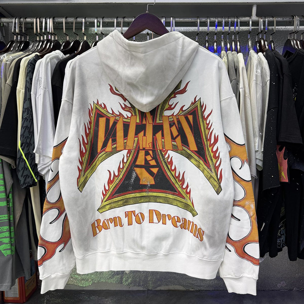 VALE USA Reborn Cross Flame Zip Hoodie — context