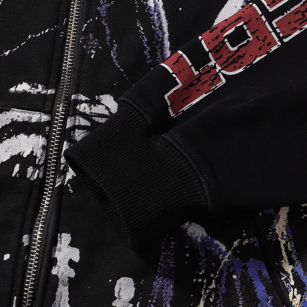 VALE USA Sport Dept Chess Graphic Zip Hoodie — detail