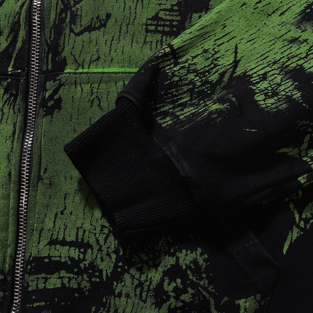 VALE USA Liberty Graphic Washed Zip Hoodie — detail