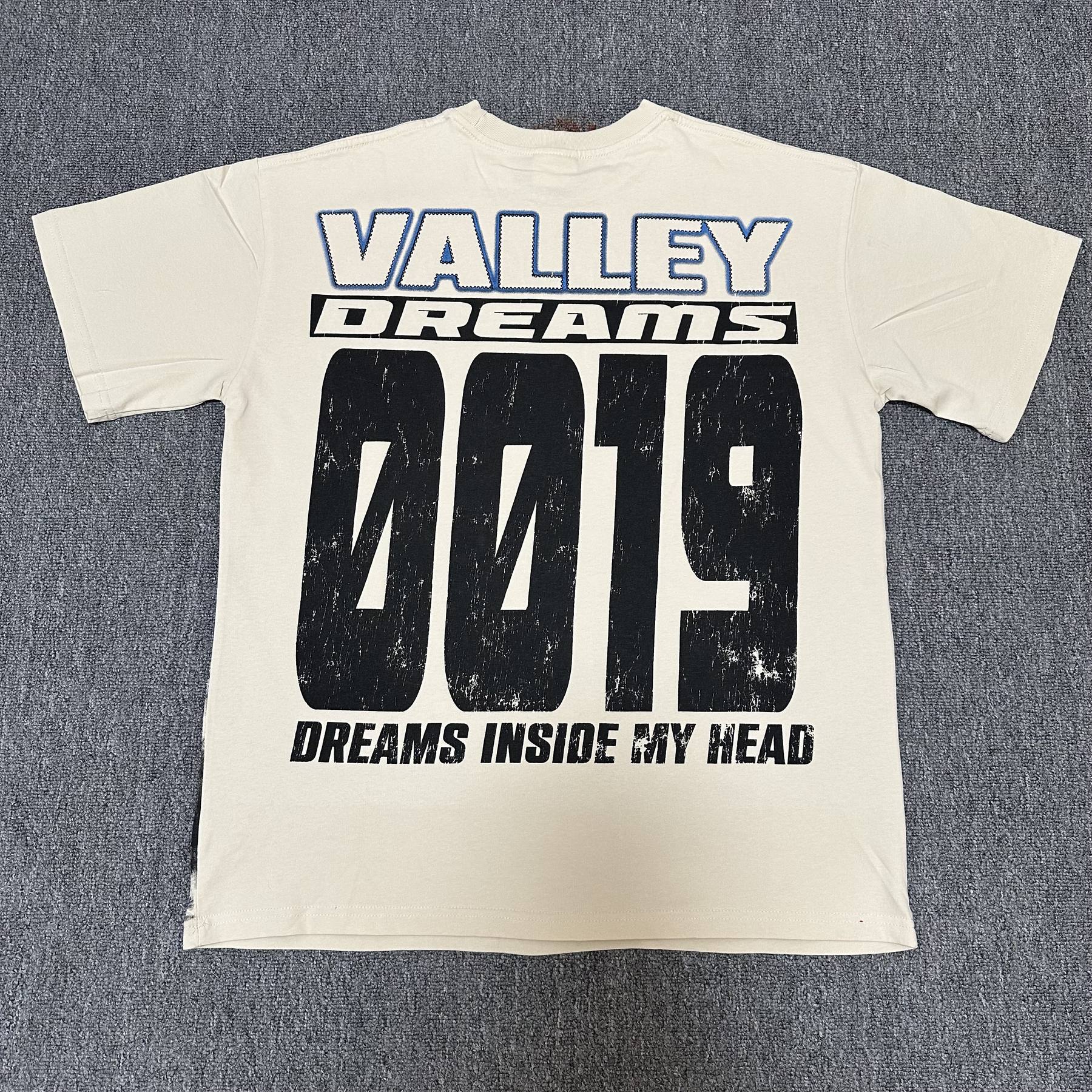 VALE USA Dreams Inside My Head Rhinestone Graphic T-Shirt — back