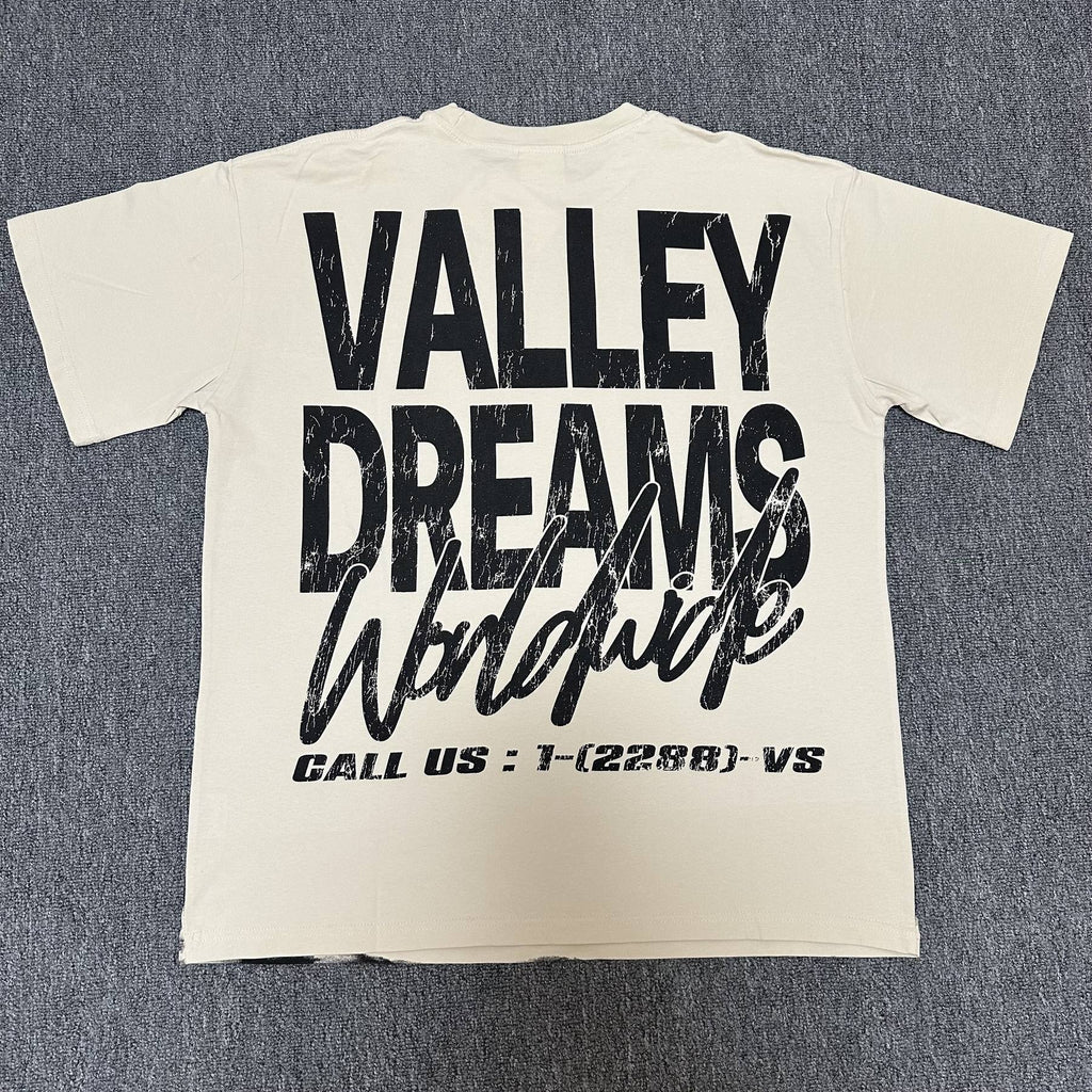 VALE USA Valley Dreams Rhinestone Graphic T-Shirt — back