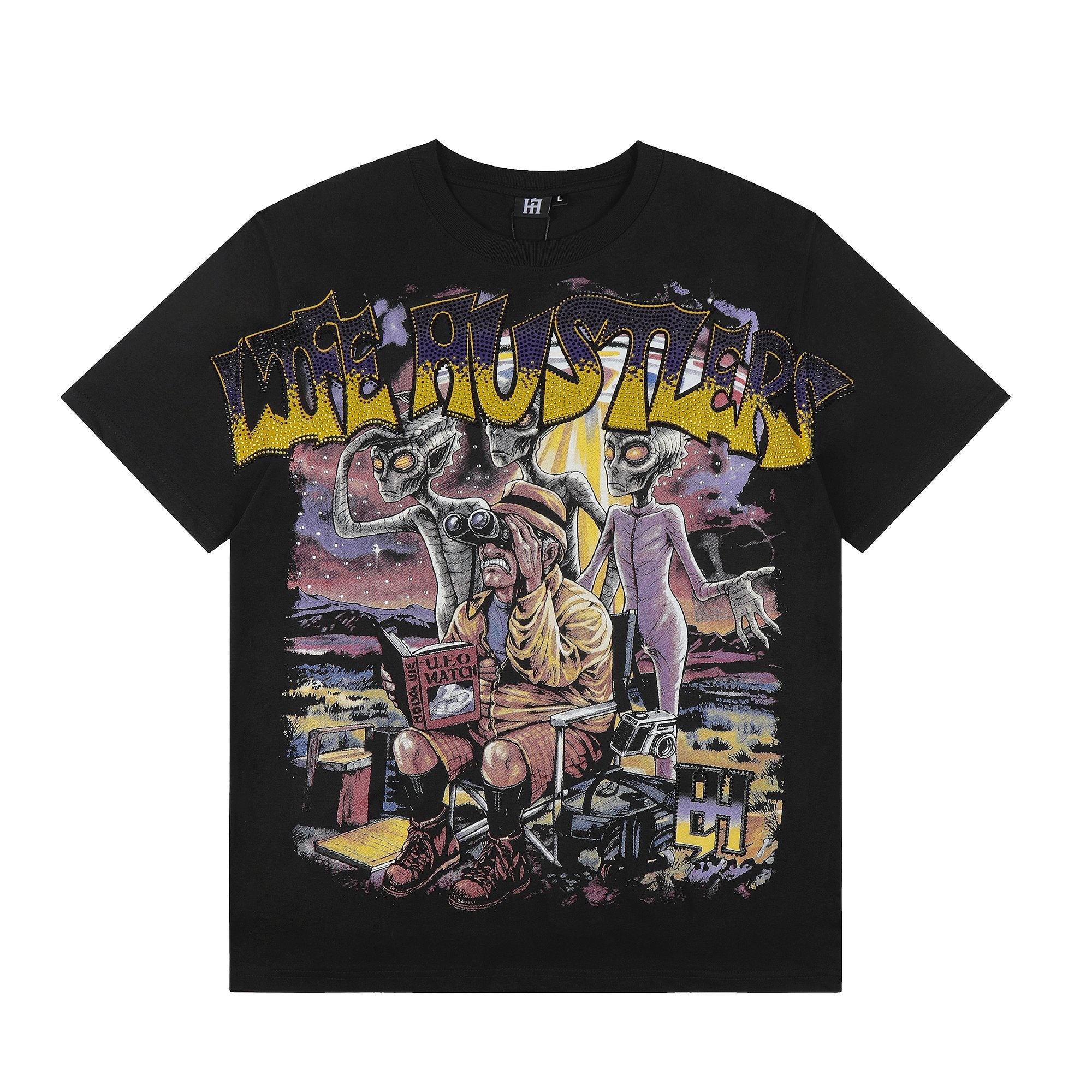 Life Hustlere Black No Days Off Graphic Short-Sleeve T-Shirt — hero
