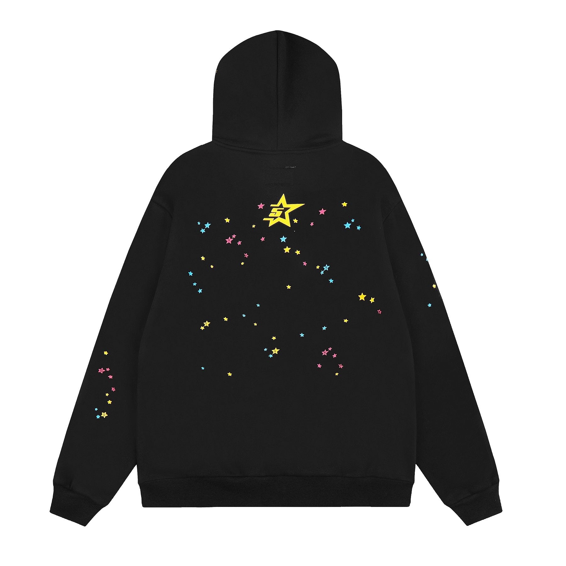 Sp5der Spider-Web Star Zip Hoodie — back