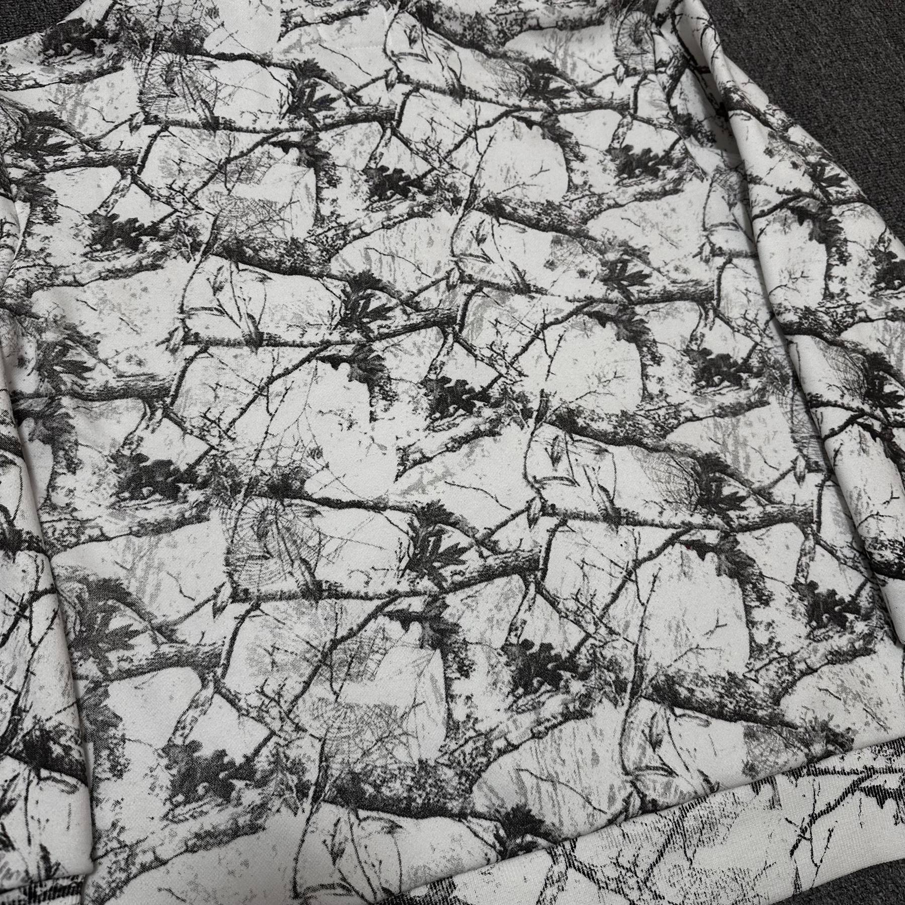 Sp5der Camo Spider Graphic Hoodie & Shorts Set — fabric_closeup