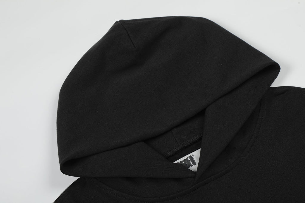 Sp5der Black White Graphic Hoodie & Jogger Matching Set — detail