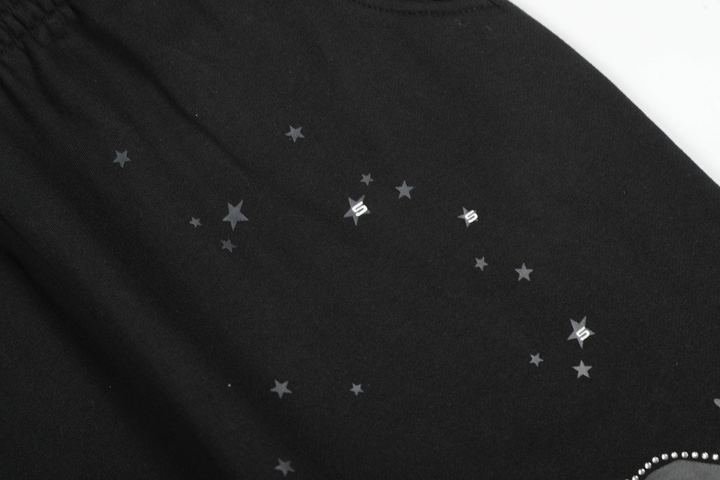 Sp5der Web Star Graphic Hoodie & Sweatpants Set — detail