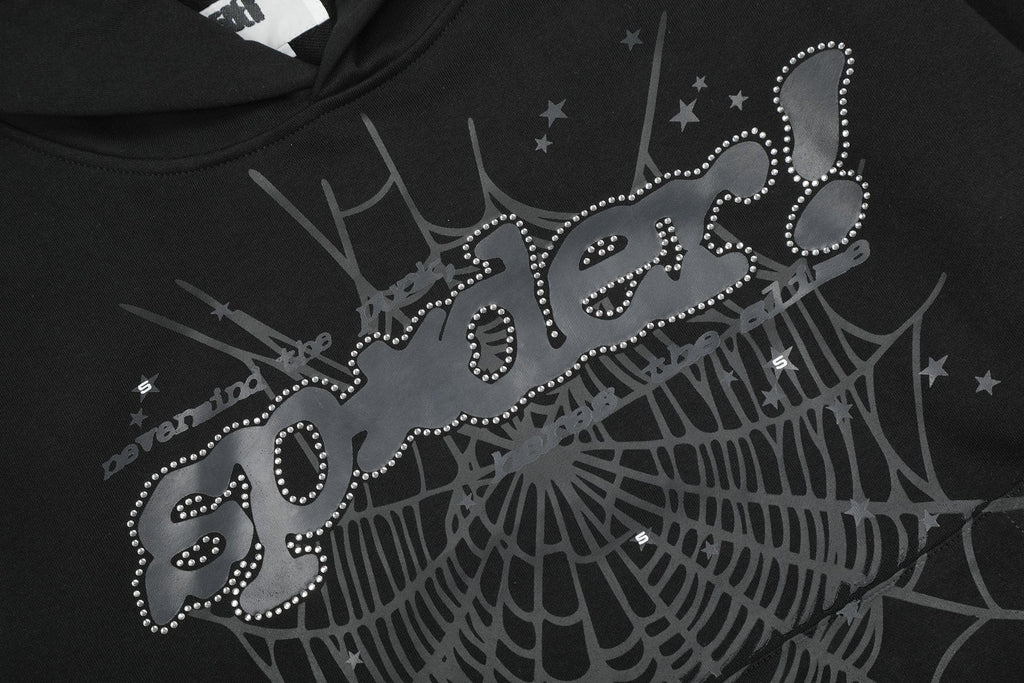 Sp5der Black Spiderweb Graphic Matching Set — detail
