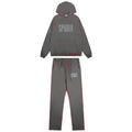 Sp5der Charcoal Gray Hoodie & Sweatpants Matching Set — hero