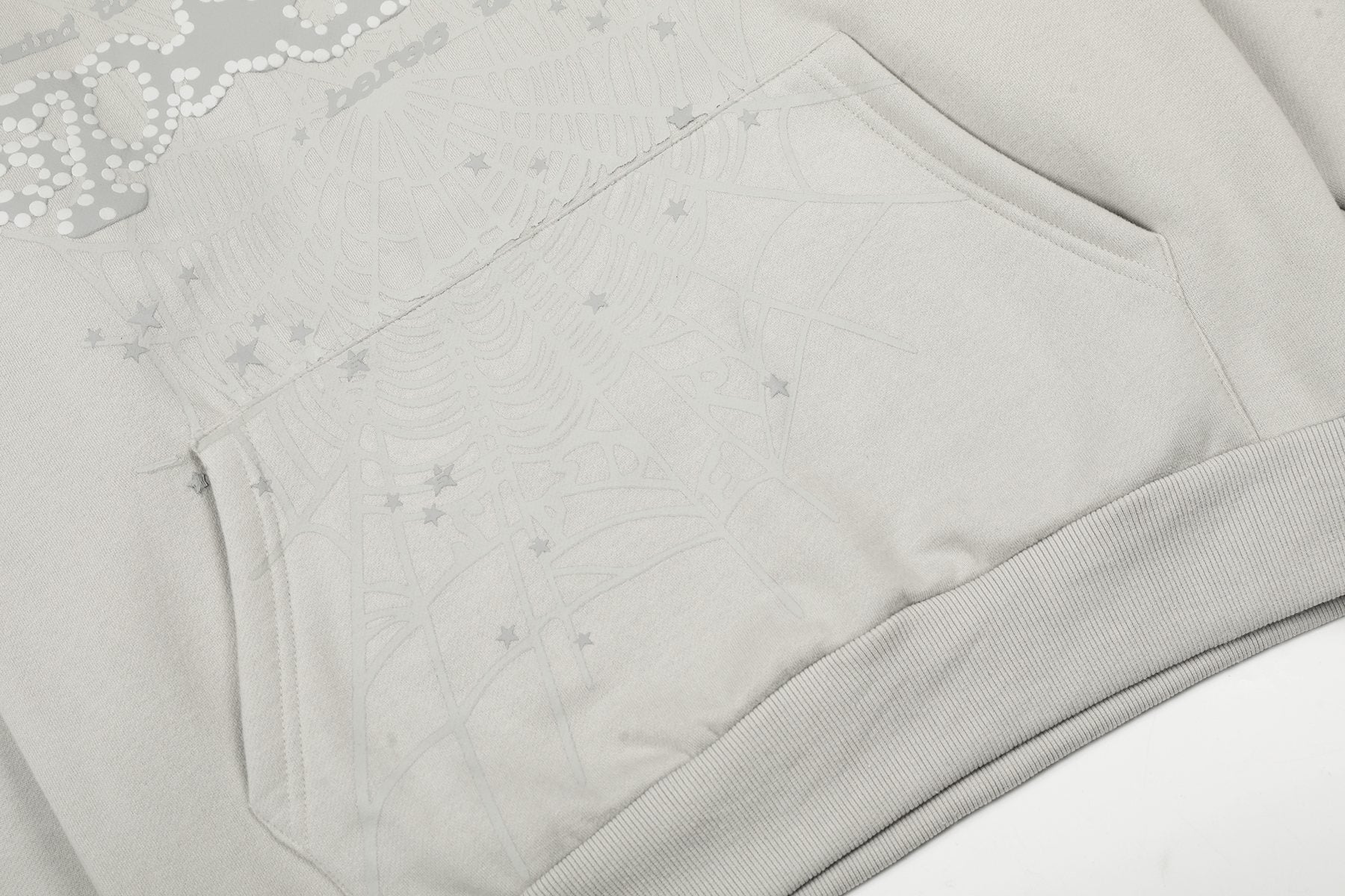 Sp5der Star Graphic Hoodie & Sweatpants Matching Set — detail