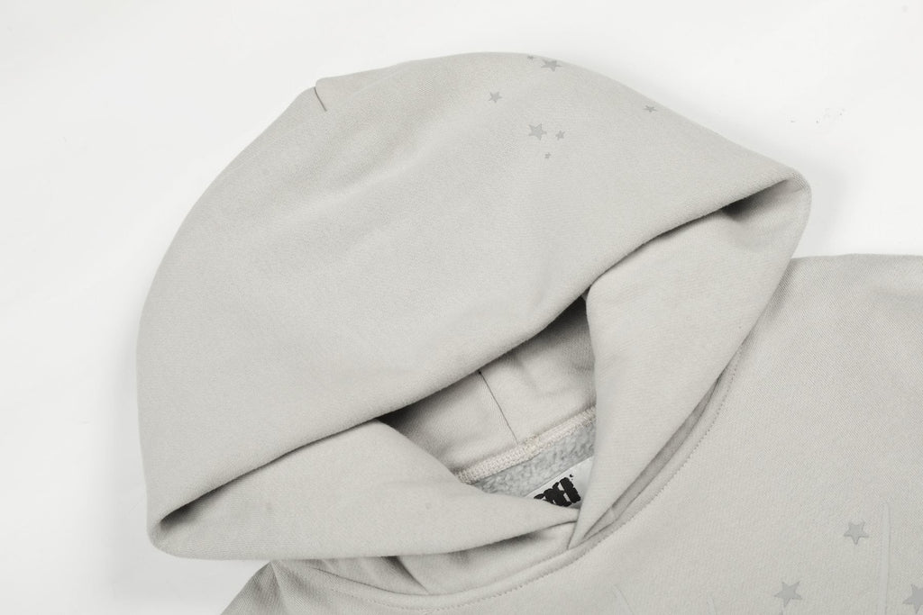 Sp5der Star Graphic Hoodie & Sweatpants Matching Set — detail