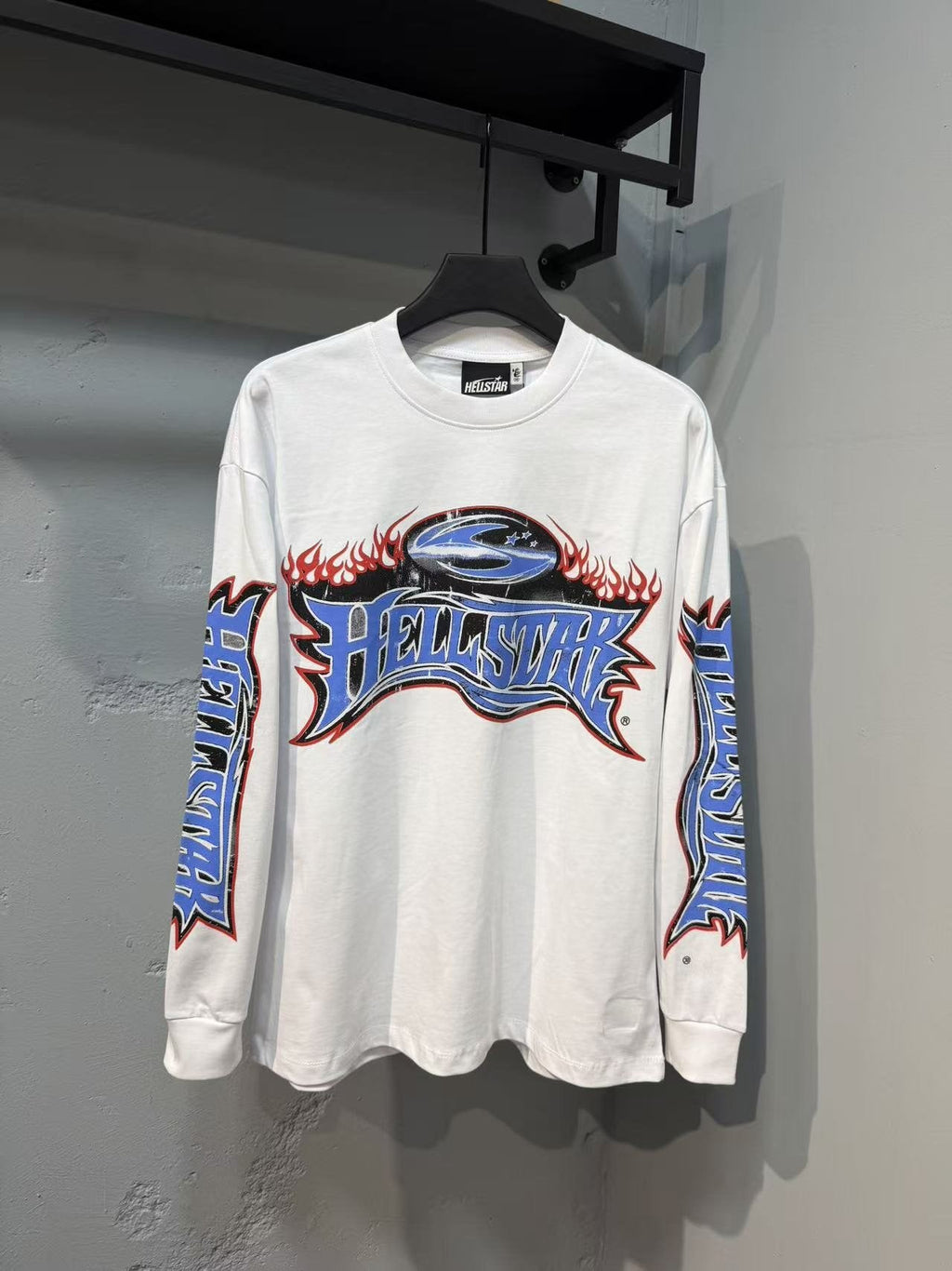 Hellstar Flame Graphic Long-Sleeve T-Shirt — hero