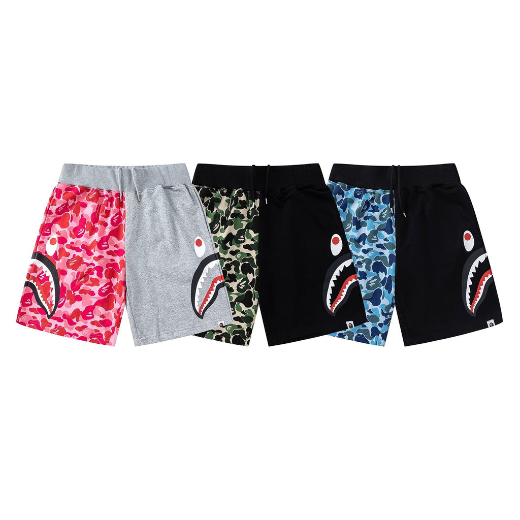 BAPE Shark Eye Graphic Sweat Shorts — comparison