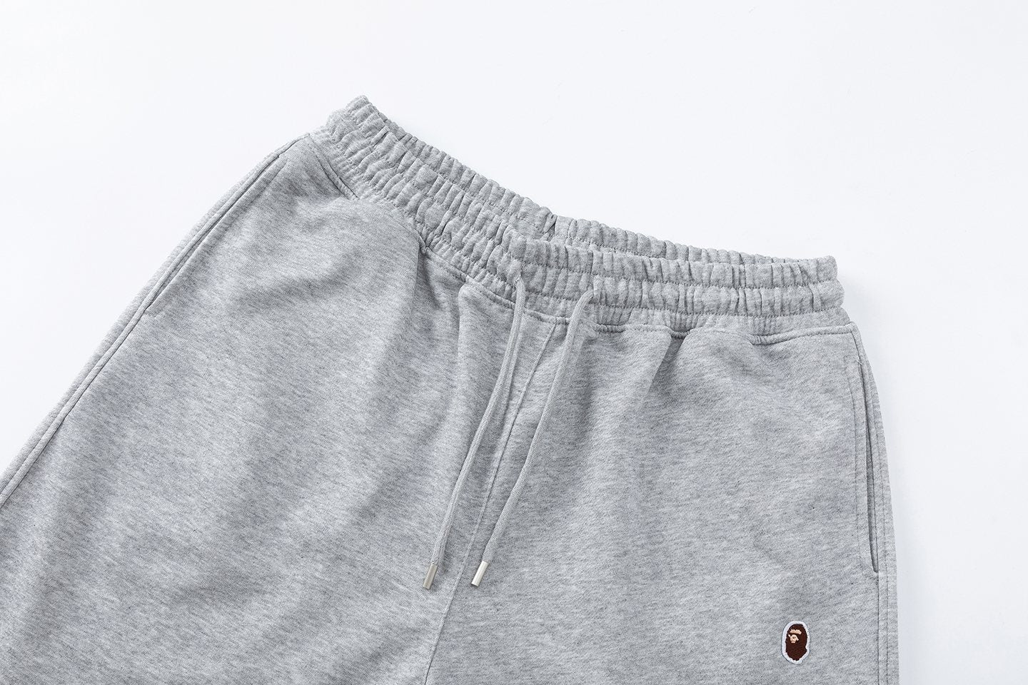 BAPE Ape-Head Logo Drawstring Shorts — detail